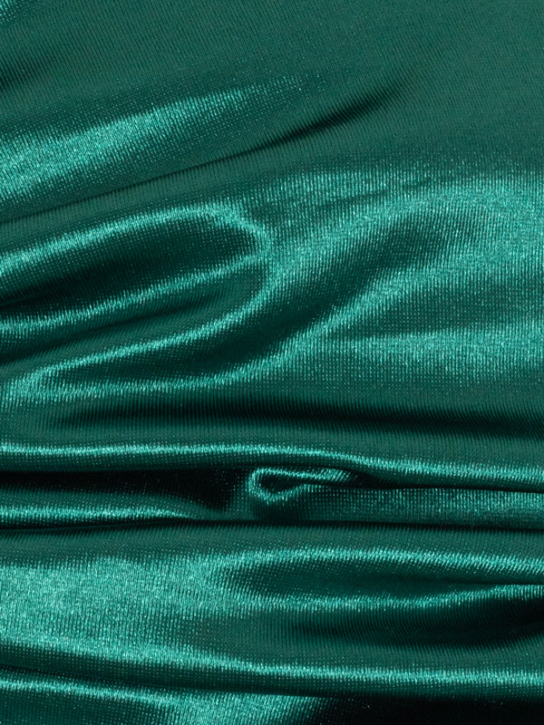 Malachite Green Satin Tam Wrap