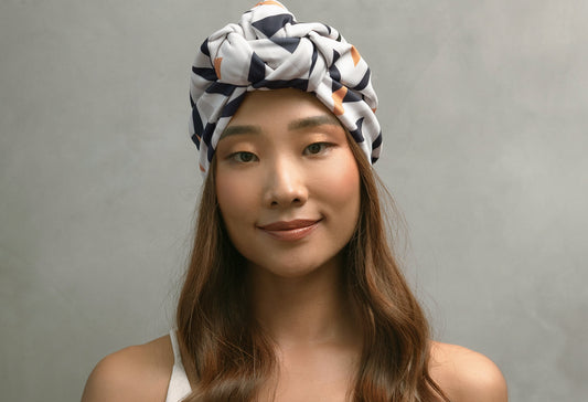 front knotted turbans and head wraps for women
