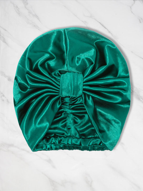 Malachite Green Satin Tam Wrap