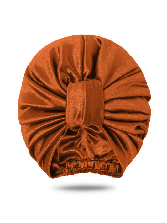 Tiger's Eye Satin Tam Wrap