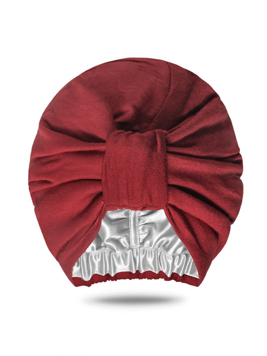red turban hat for women 