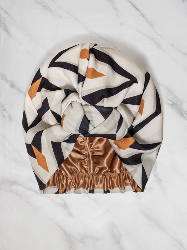 Luxe Genny Front Knot Tam Wrap