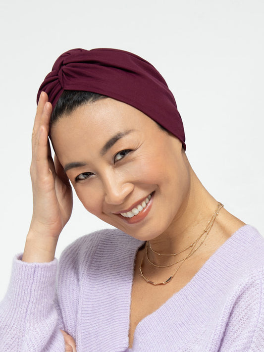 Pretty chemo head wrap for women with cancer