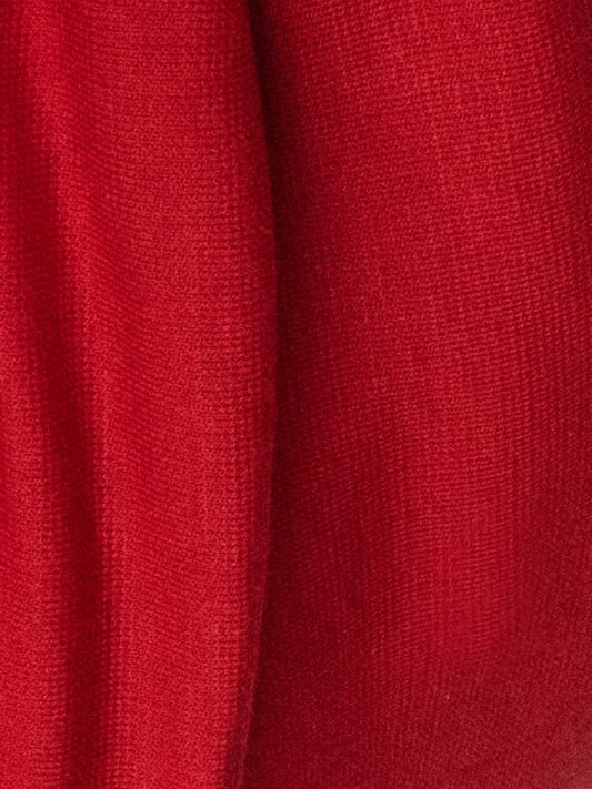 Red turban for women fabric